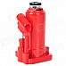 Jack Pattern Aluminum Alloy + Plastic Butane Gas Lighter - Red