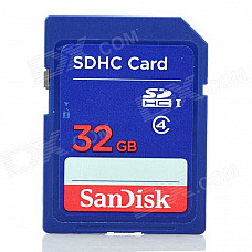 SanDisk SDB-32GB SDHC Memory Card - Blue + Red (32GB / Class 4)