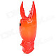 Large Crab Leg Style Zinc Alloy Butane Gas Lighter - Red