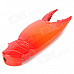 Large Crab Leg Style Zinc Alloy Butane Gas Lighter - Red