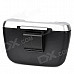 Multifunction Car Garbage Box Storage w/ Clip - Silver + Black