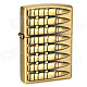 8 Rows Bullets Pattern Kerosene Oil Lighter - Bronze