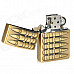 8 Rows Bullets Pattern Kerosene Oil Lighter - Bronze