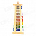 Wood Frame Glockenspiel Xylophone 8 Notes Aluminum Plate Musical Instrument Toys - Multicolored