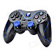 Dualshock Wireless Bluetooth V3.0 Controller for Sony PS3 PlayStation 3 - Black + Blue