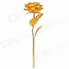 Valentine's Day Gift 24K Gold Foil Rose - Golden