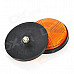 Decorative Round Reflective Plate for Motorcycle - Orange (2 PCS)