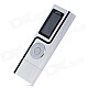 XP9141 Rechargeable 1.1" LED MP3 Player w/ FM Radio / Recorder - White (4GB)