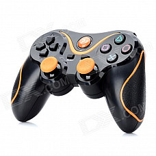 Dualshock Wireless Bluetooth V3.0 Controller for Sony PS3 PlayStation 3 - Black + Orange