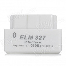 ELM327 OBDII V1.5 Bluetooth Auto Car Diagnostic Scan Tool - White