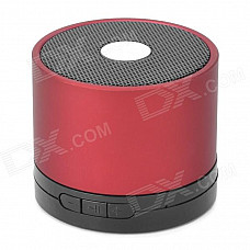 A02 Rechargeable Bluetooth v2.1 Stereo Multi-Media Speaker w/ TF - Red + Black