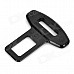 TYPER R01 Plastic Universal Seat Safety Belt Buckle - Black (2 PCS)