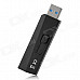 SSK SFD213 ABS + Aluminum USB 3.0 Flash Drive - Black + Golden (16GB)