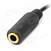 3.5mm Male to Female Audio Extender Cable - Black (115cm)