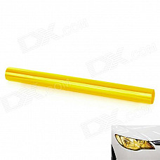 Protective Decoration Car Headlight Film Sticker - Golden (120 x 30cm)