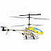 Rechargeable 3.5-CH IR Remote Controlled R/C Helicopter w/ Gyro - Yellow + Blue + White