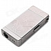 BCZ369-1 Stainless Steel Windproof Dual-Flame Gas Lighter - Silver