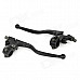 Feiyang FXD-125 Motorcycle Handle Lever w/ Mirror Holder - Black (Pair)