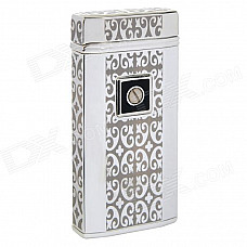 Elegant Touch Sensor Windproof Butane Gas Lighter - Silver (1 x LR44)