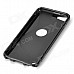 Protective TPU Soft Back Case Cover for Ipod Touch 5 - Black