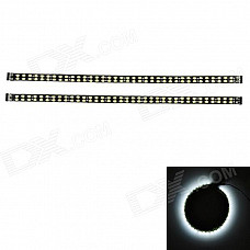 Sencart Waterproof 4.32W 360lm 72-SMD 3528 LED White Light Car Clearance Lamp Strip (2 PCS / 12V)