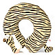 Cute Tiger Style U type Neck Pillow - Grey + Brown