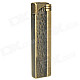 Stainless Steel Windproof Butane Jet Lighter - Bronze