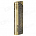 Stainless Steel Windproof Butane Jet Lighter - Bronze