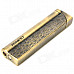 Stainless Steel Windproof Butane Jet Lighter - Bronze