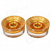 Plastic Speed Control Knobs for LP Electric Guitar / Bass - Golden (2 PCS)