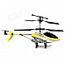 Rechargeable 2.5-CH IR Remote Controlled R/C Helicopter - White + Black + Yellow