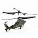 YuXing 69039 3.5-CH R/C Helicopter with Gyroscope & IR Controller - Army Green