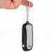 Creative USB Rechargeable Plastic Electronic Lighter w/ 3-LED / Keychain - Black