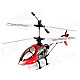 Rechargeable 4-CH IR Remote Controlled R/C Helicopter w/ Gyro - Red + Black + Silver