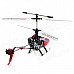 Rechargeable 4-CH IR Remote Controlled R/C Helicopter w/ Gyro - Red + Black + Silver