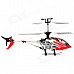 Rechargeable 4-CH IR Remote Controlled R/C Helicopter w/ Gyro - Red + Black + Silver