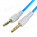 3.5mm Male to Male Audio Extender Cable - Blue (92cm)
