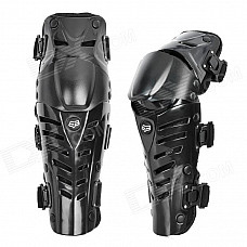 AMT-YW017 Motorcycle Sports Outdoor Riding Knee Pad Guard - Black (Pair)