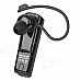 Oricore LB-360 Rechargeable Bluetooth v3.0 + EDR Stereo Headset w/ Microphone - Black + Silver