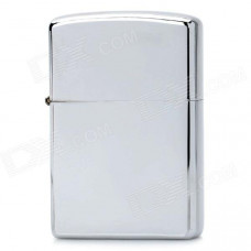 EARTH Solid Color Mirror Pattern Windproof Zinc Alloy Kerosene Oil Lighter - Silver EARTH Solid Color Mirror Pattern Windproof Zinc Alloy Kerosene Oil Lighter - Silver