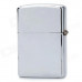 EARTH Solid Color Mirror Pattern Windproof Zinc Alloy Kerosene Oil Lighter - Silver EARTH Solid Color Mirror Pattern Windproof Zinc Alloy Kerosene Oil Lighter - Silver