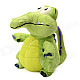 Little Naughty Crocodile Shaped Plush + PP Cotton Toy - Green