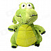 Little Naughty Crocodile Shaped Plush + PP Cotton Toy - Green