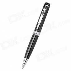 W01 Pen Style Voice Controlled Recorder w/ TF / Microphone - Black + Silver