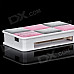 Eye Shadow Design All-in-one USB 2.0 Card Reader - Silver + Pink