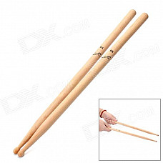 Premier English 5B Walnut Nylon Tip Drumsticks for Drumset - Burly Wood (Pair)