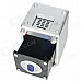 Compact ABS 4-Digit Code Laser Beam Safe Money Bank - Silver + Black (3 x AA)