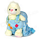 Cartoon Rabbit Doll Style Backpack Bag Toy for Children - Blue + White