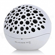 GUCEE X1 Portable Bluetooth V3.0 + EDR Stereo Speaker w/ Microphone for Iphone / Ipad - White