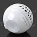 GUCEE X1 Portable Bluetooth V3.0 + EDR Stereo Speaker w/ Microphone for Iphone / Ipad - White